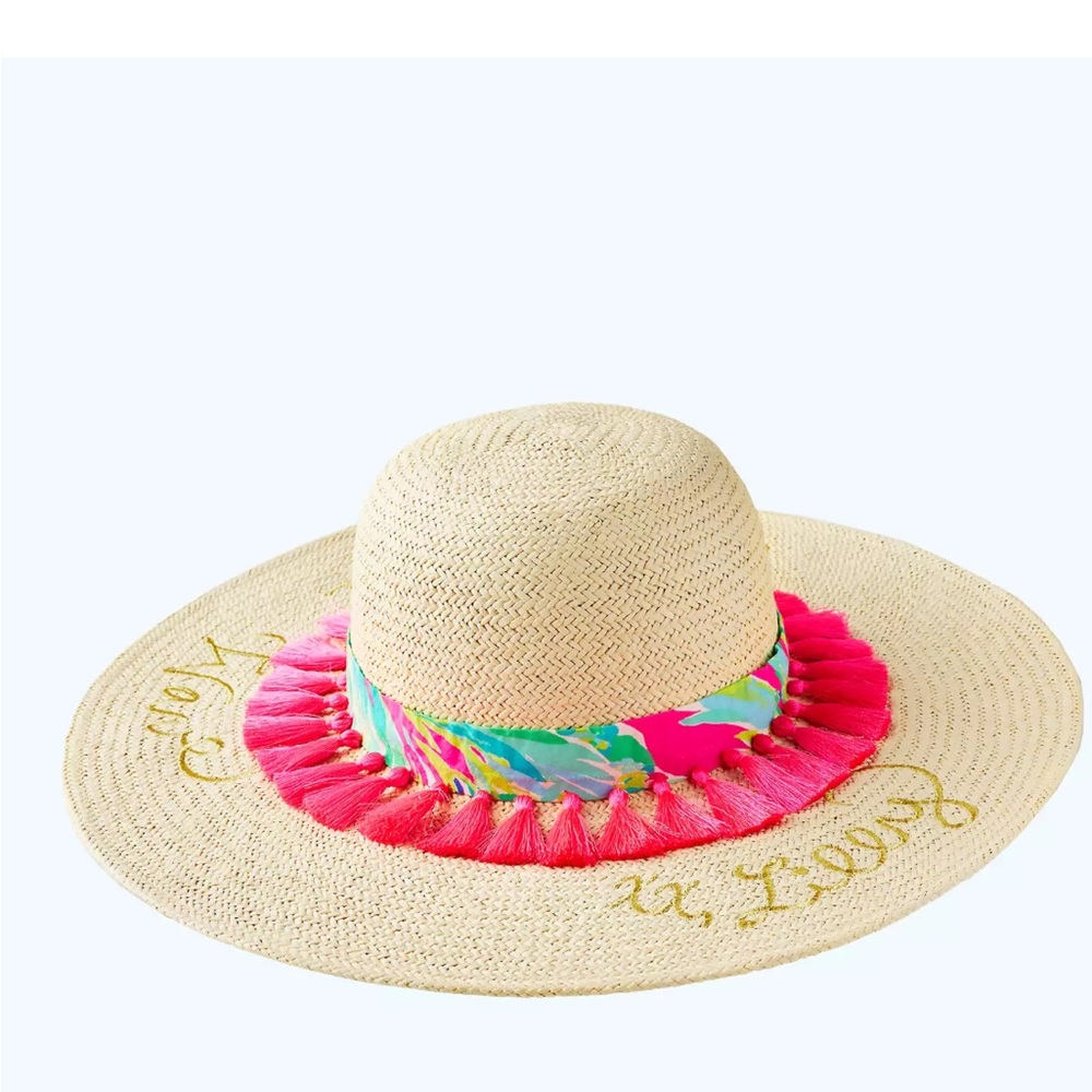 ISO- Lilly Pulitzer Sun Goddess Hat! Excellent condition with all tassels. ISO